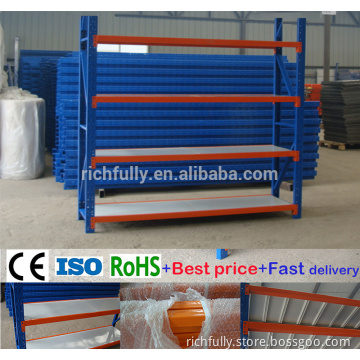 2016 hot sale warehouse storage steel shelves with 4 layers steel boards